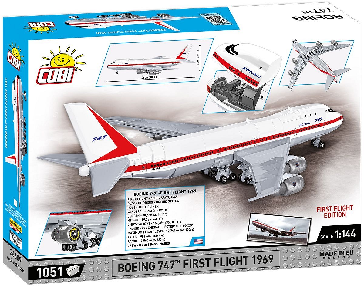 Boeing 747 First Flight 1969 COBI 26609 Boeing cobi.pl